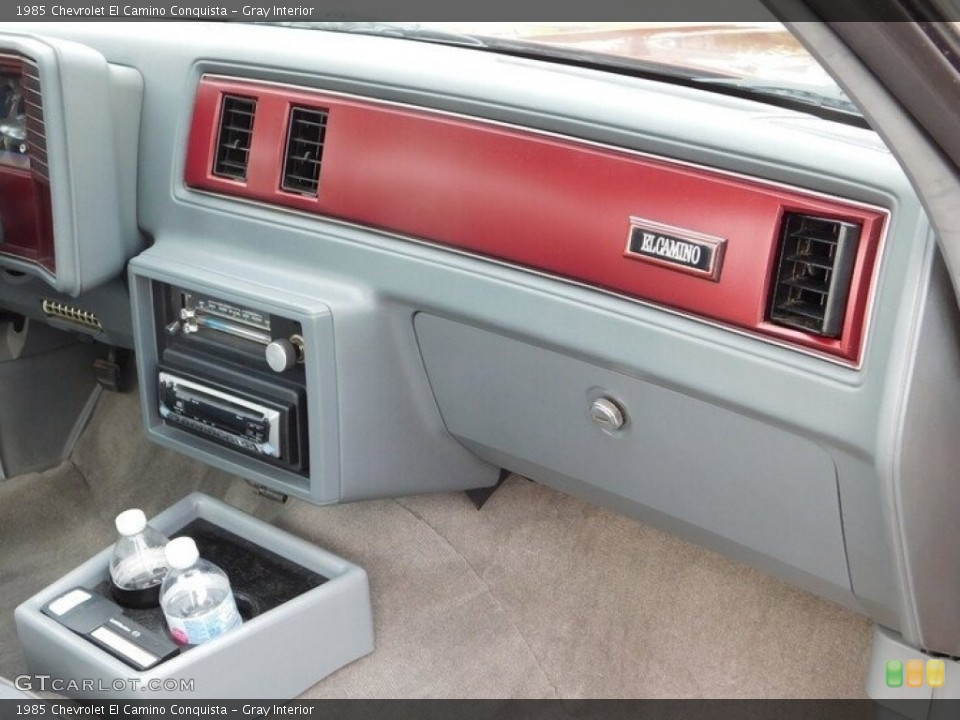 Gray Interior Dashboard for the 1985 Chevrolet El Camino Conquista #143756325