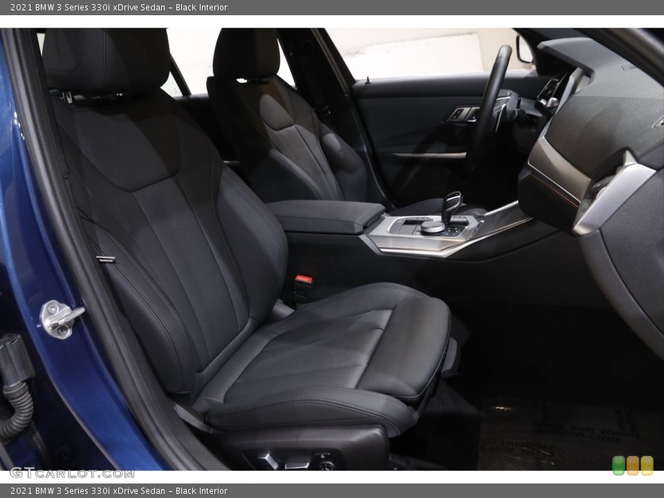 Black Interior Front Seat for the 2021 BMW 3 Series 330i xDrive Sedan #143756691