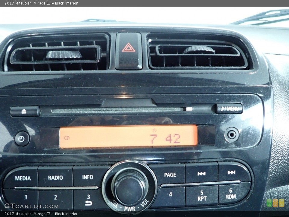 Black Interior Audio System for the 2017 Mitsubishi Mirage ES #143759199