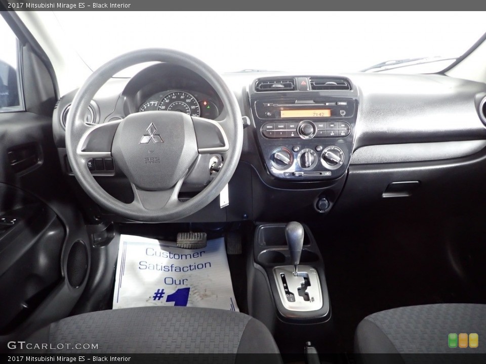 Black Interior Dashboard for the 2017 Mitsubishi Mirage ES #143759337