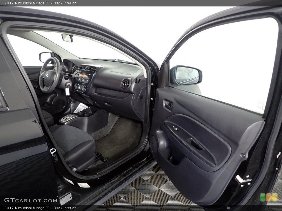 Black Interior Door Panel for the 2017 Mitsubishi Mirage ES #143759358