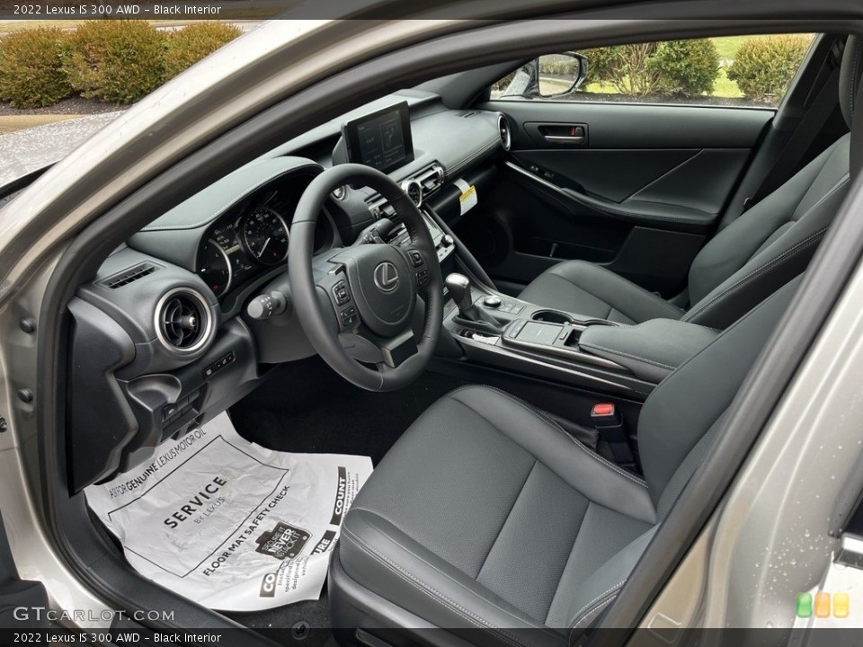 Black Interior Photo for the 2022 Lexus IS 300 AWD #143764214