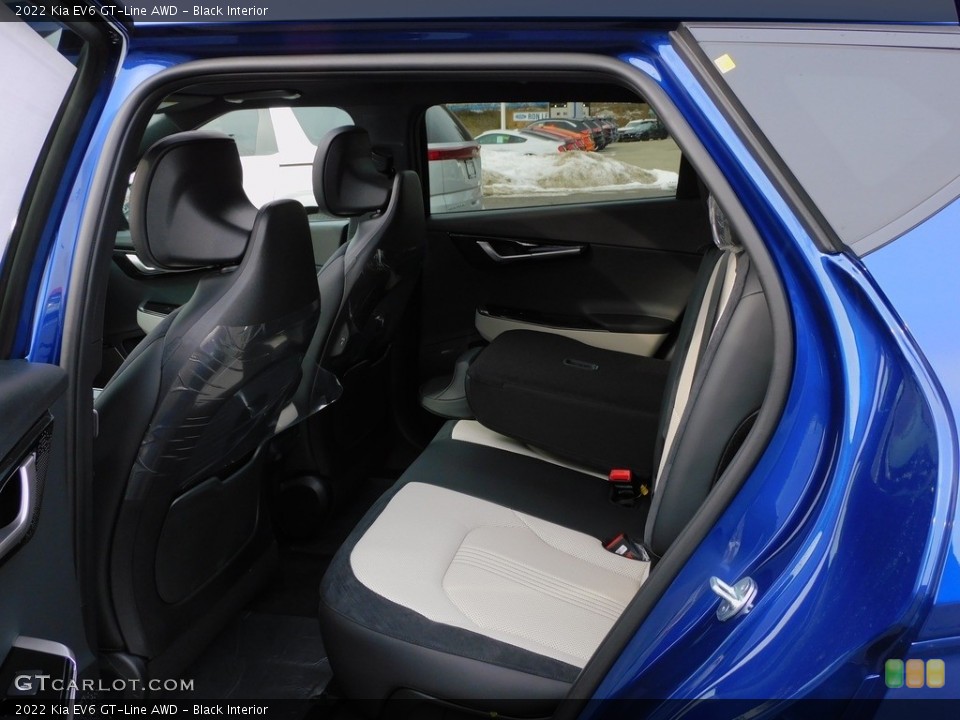 Black Interior Rear Seat for the 2022 Kia EV6 GT-Line AWD #143764589