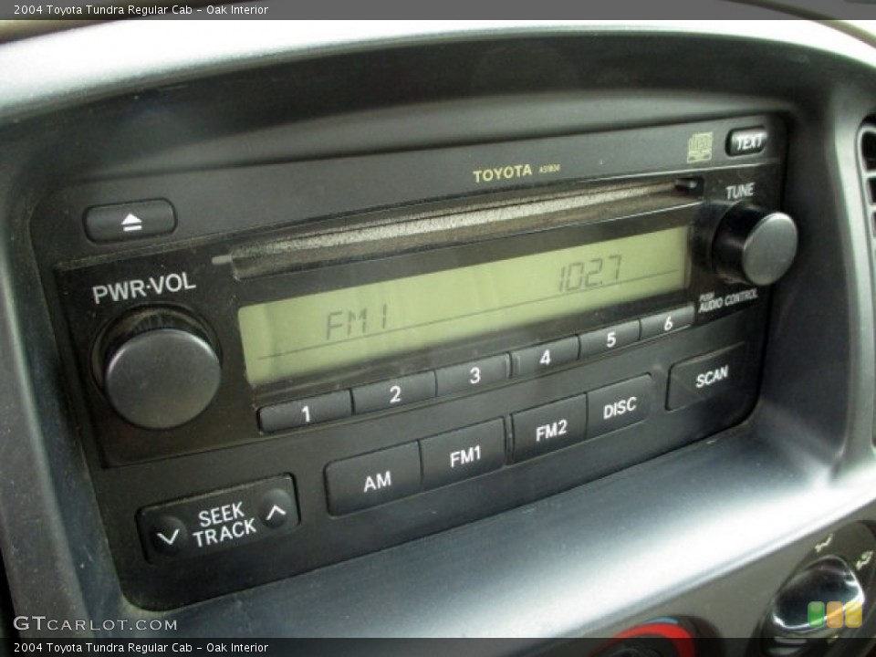 Oak Interior Audio System for the 2004 Toyota Tundra Regular Cab #143764682