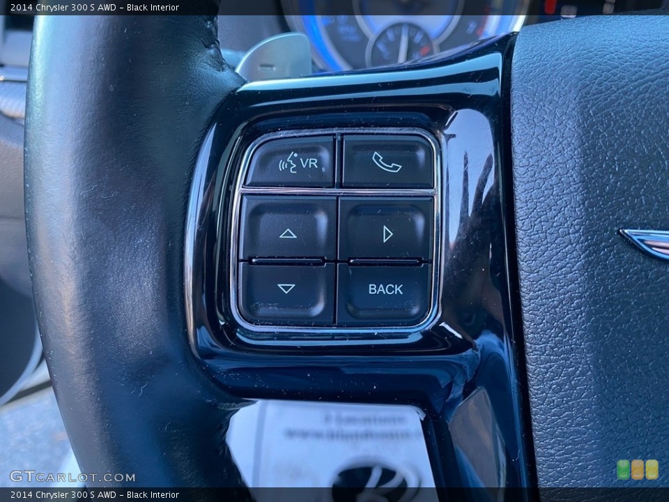 Black Interior Steering Wheel for the 2014 Chrysler 300 S AWD #143771991