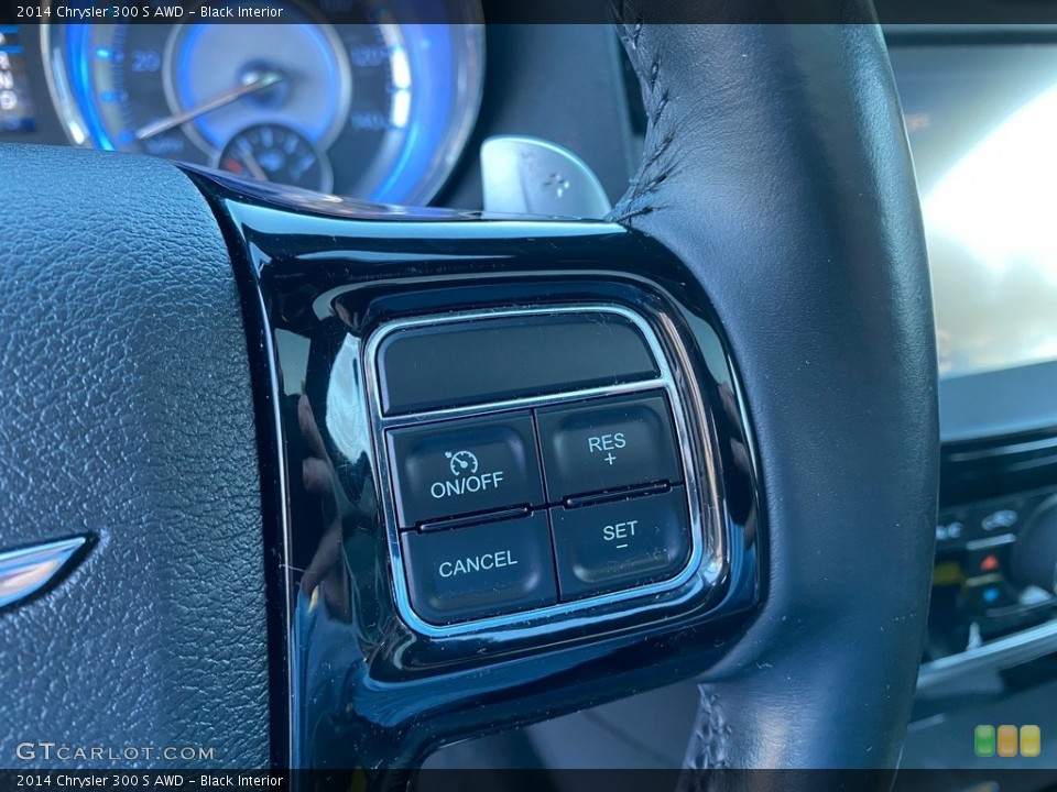 Black Interior Steering Wheel for the 2014 Chrysler 300 S AWD #143772027