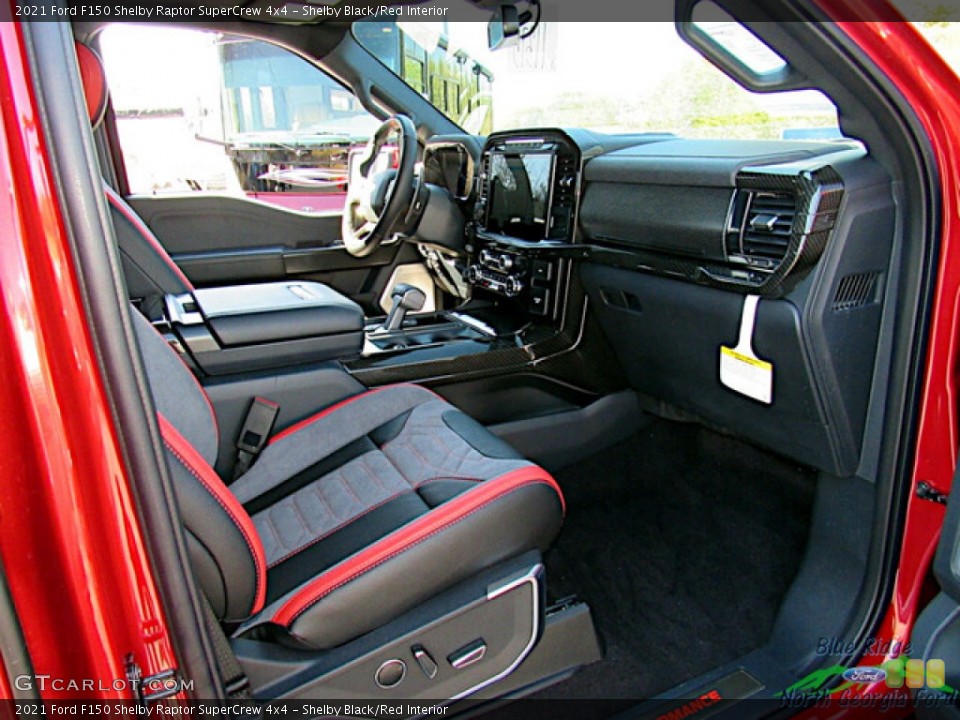 Shelby Black/Red Interior Front Seat for the 2021 Ford F150 Shelby Raptor SuperCrew 4x4 #143775424