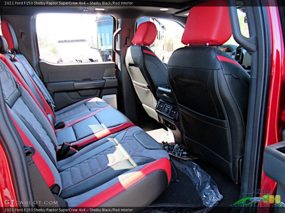 Shelby Black/Red Interior Rear Seat for the 2021 Ford F150 Shelby Raptor SuperCrew 4x4 #143775436