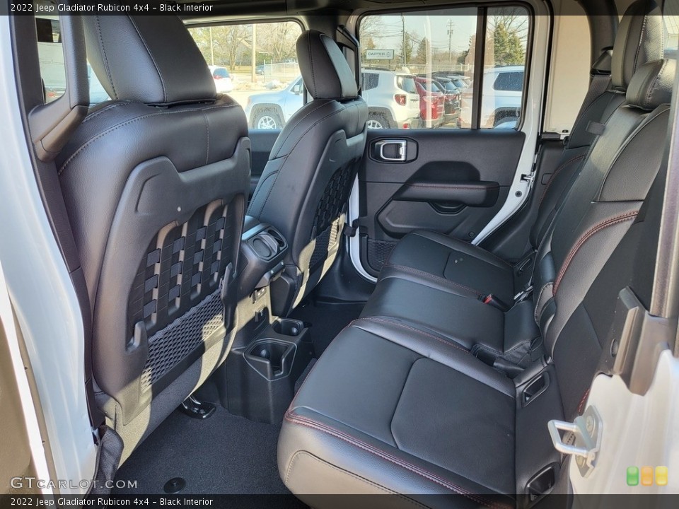 Black Interior Rear Seat for the 2022 Jeep Gladiator Rubicon 4x4 #143776054