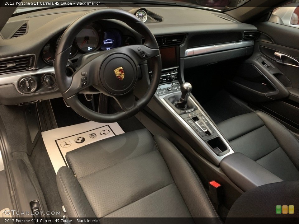Black Interior Front Seat for the 2013 Porsche 911 Carrera 4S Coupe #143776110