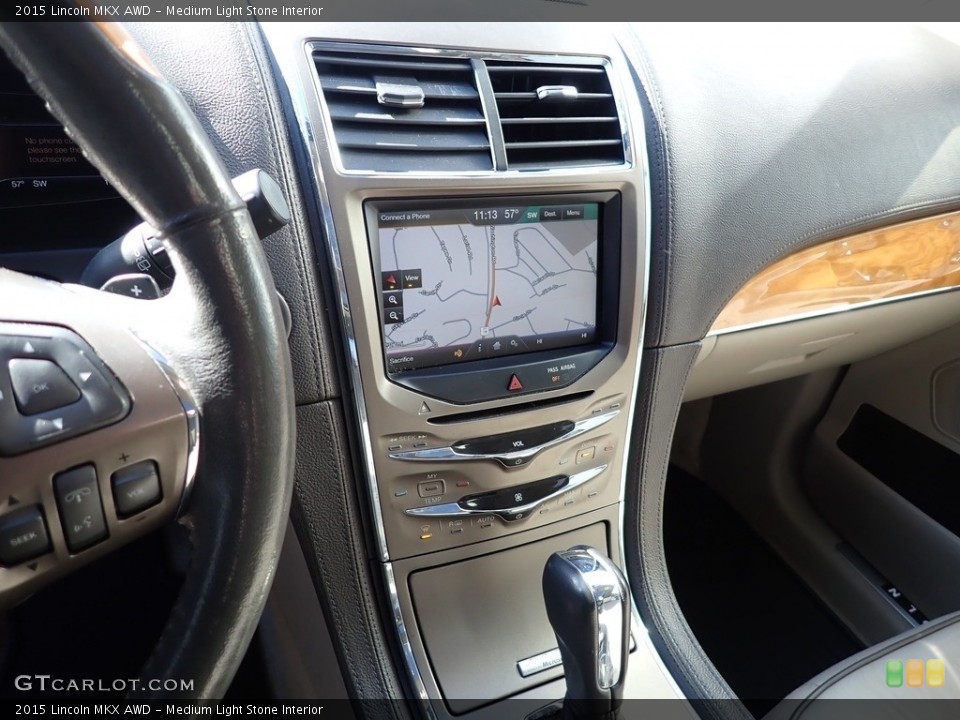 Medium Light Stone Interior Controls for the 2015 Lincoln MKX AWD #143776463