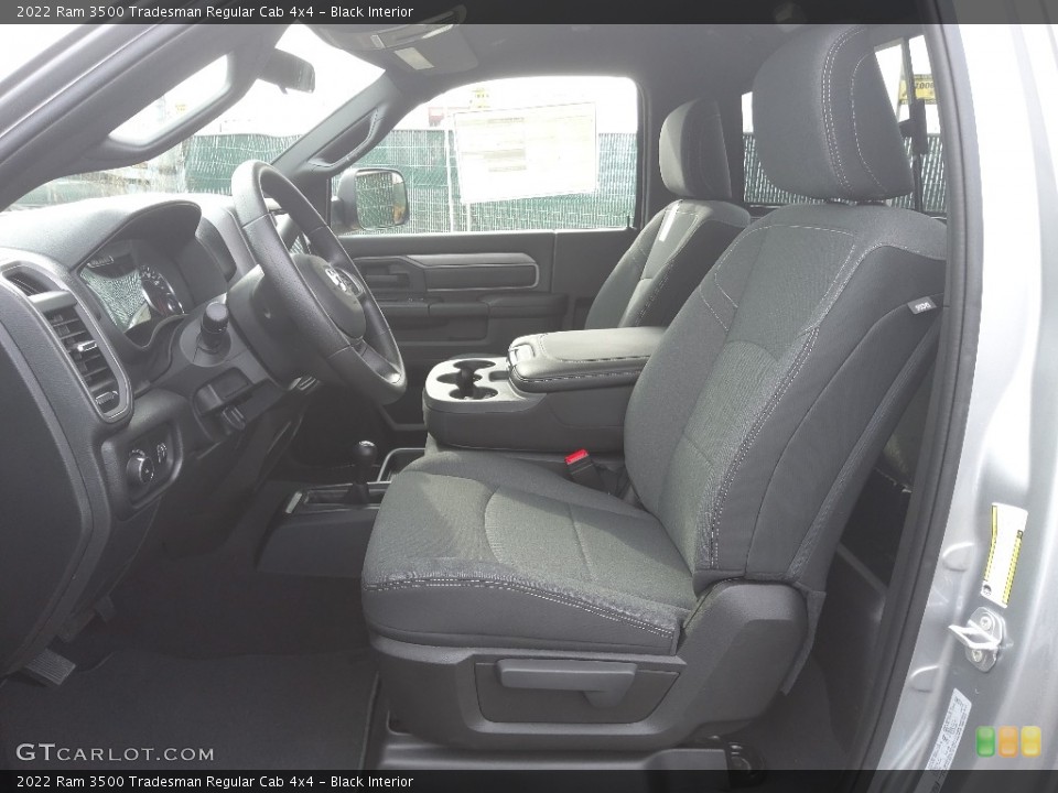 Black Interior Front Seat for the 2022 Ram 3500 Tradesman Regular Cab 4x4 #143776919