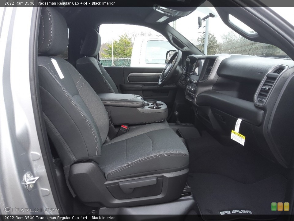 Black Interior Front Seat for the 2022 Ram 3500 Tradesman Regular Cab 4x4 #143776992