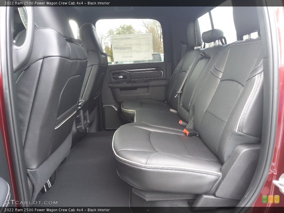 Black Interior Rear Seat for the 2022 Ram 2500 Power Wagon Crew Cab 4x4 #143777683