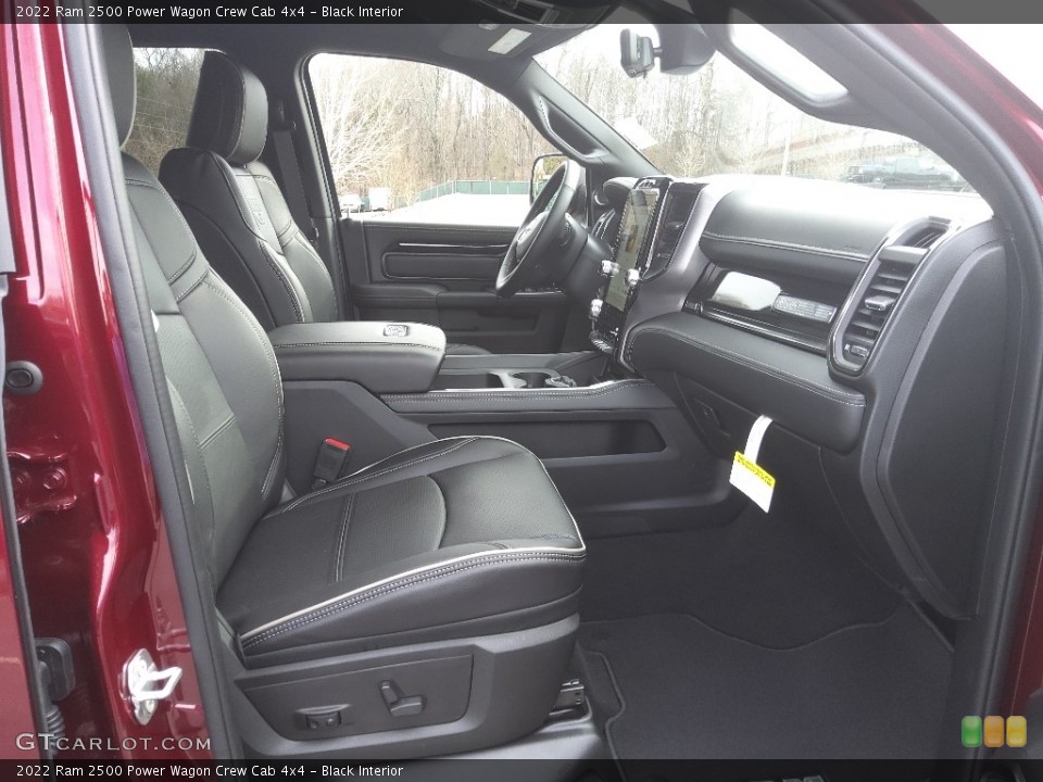 Black Interior Front Seat for the 2022 Ram 2500 Power Wagon Crew Cab 4x4 #143777794