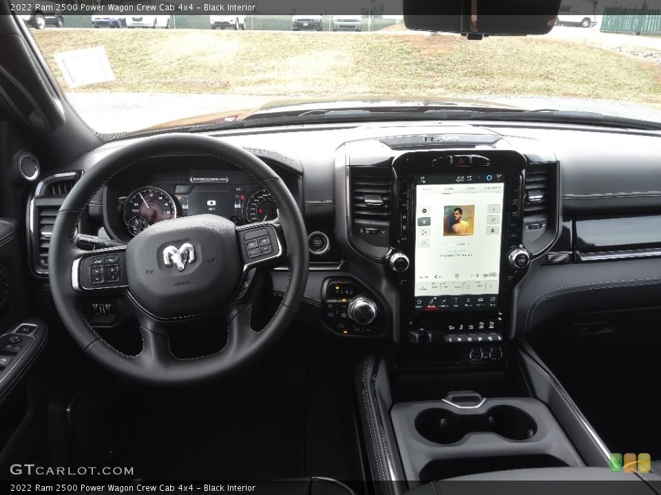 Black Interior Dashboard for the 2022 Ram 2500 Power Wagon Crew Cab 4x4 #143777839