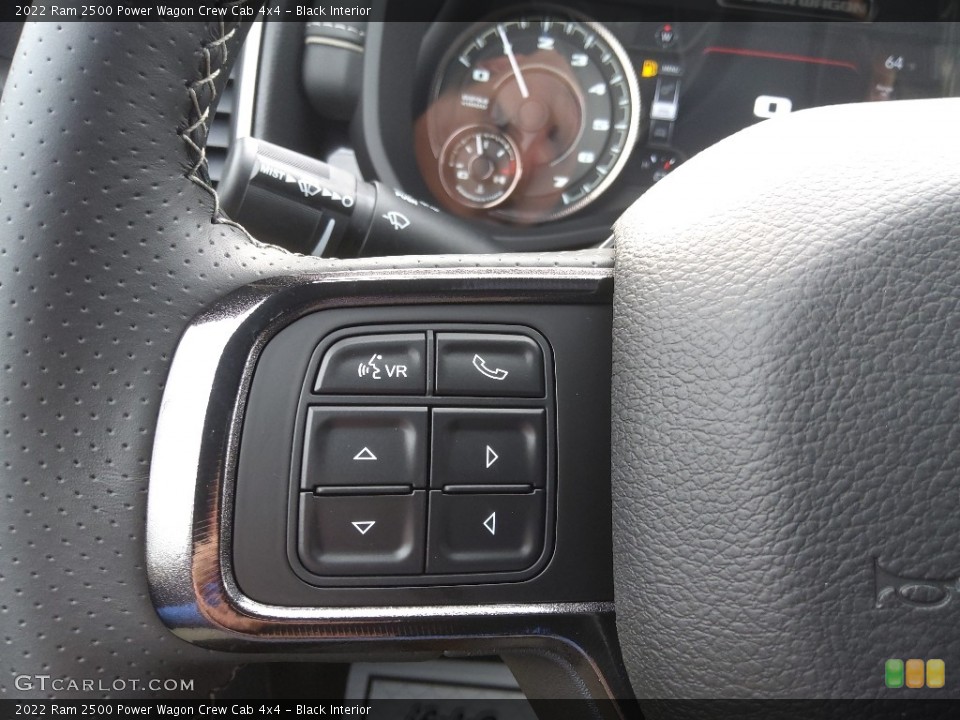 Black Interior Steering Wheel for the 2022 Ram 2500 Power Wagon Crew Cab 4x4 #143777866