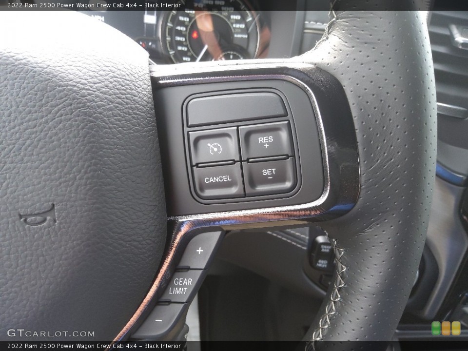 Black Interior Steering Wheel for the 2022 Ram 2500 Power Wagon Crew Cab 4x4 #143777891
