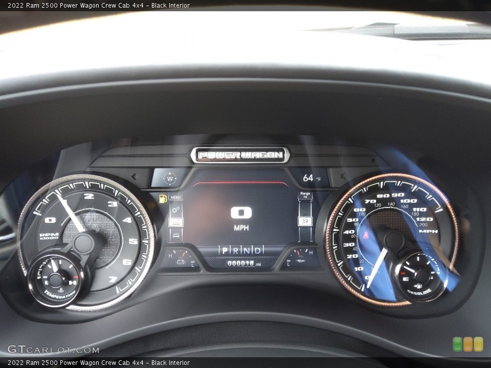 Black Interior Gauges for the 2022 Ram 2500 Power Wagon Crew Cab 4x4 #143777905