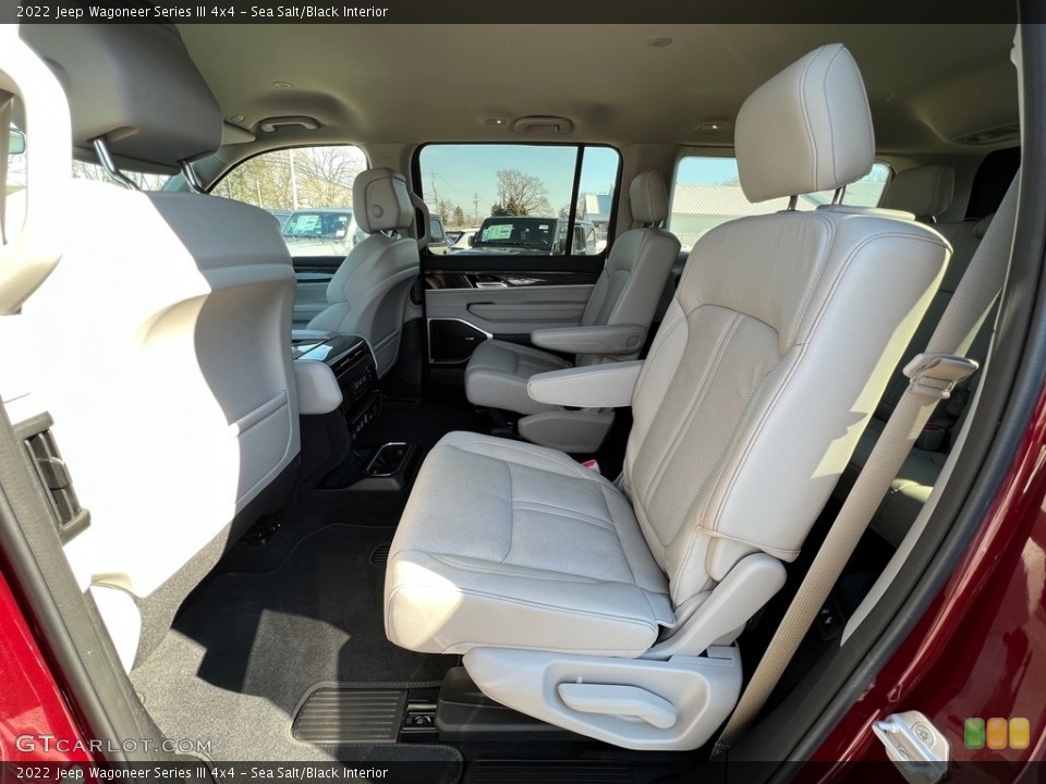 Sea Salt/Black Interior Rear Seat for the 2022 Jeep Wagoneer Series III 4x4 #143778232