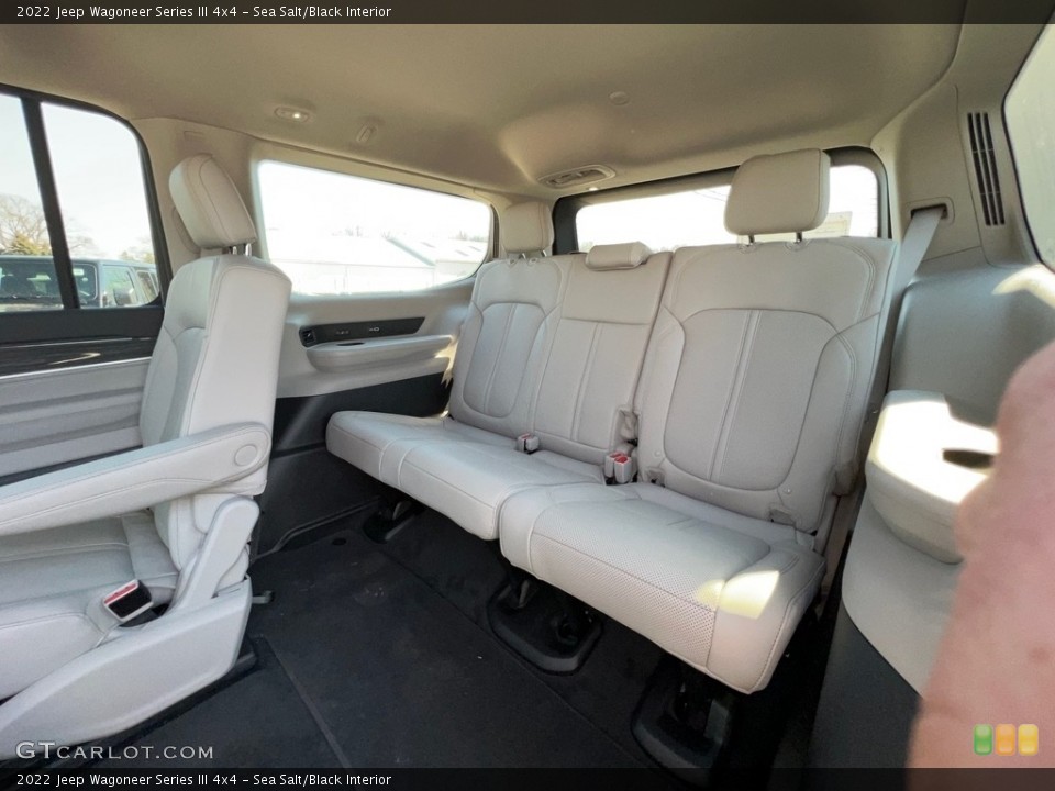 Sea Salt/Black Interior Rear Seat for the 2022 Jeep Wagoneer Series III 4x4 #143778250