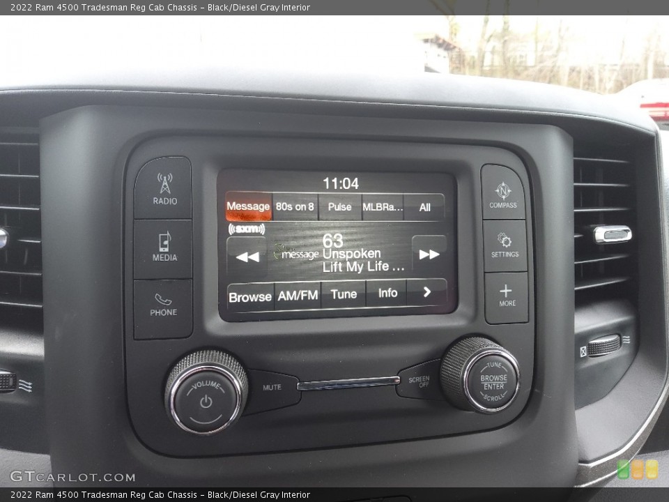 Black/Diesel Gray Interior Controls for the 2022 Ram 4500 Tradesman Reg Cab Chassis #143778709