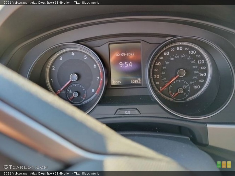 Titan Black Interior Gauges for the 2021 Volkswagen Atlas Cross Sport SE 4Motion #143780908