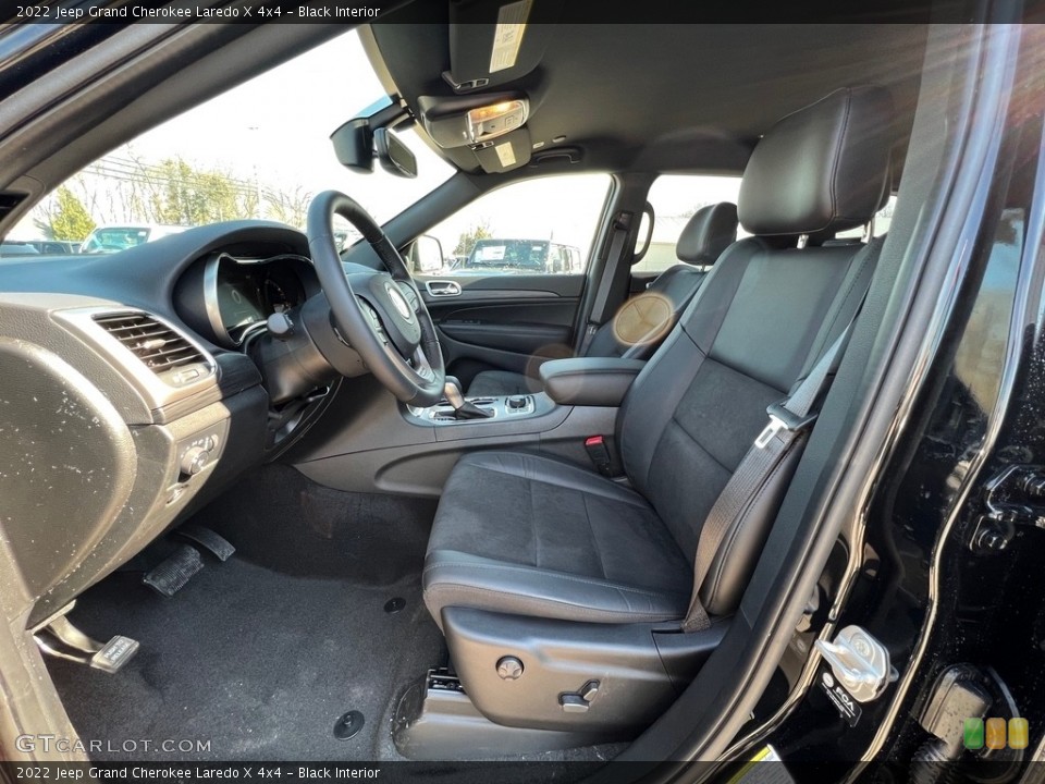Black Interior Front Seat for the 2022 Jeep Grand Cherokee Laredo X 4x4 #143780944