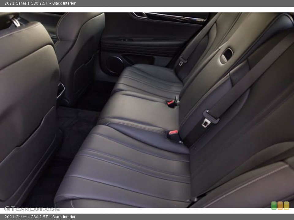 Black Interior Rear Seat for the 2021 Genesis G80 2.5T #143780968