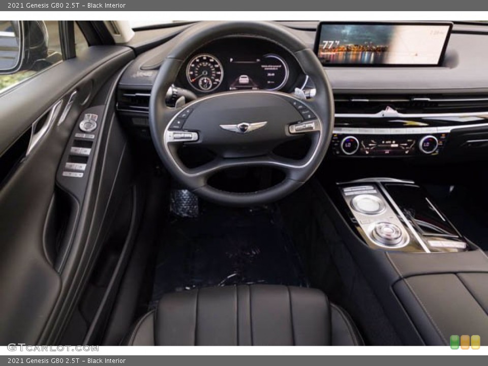 Black Interior Dashboard for the 2021 Genesis G80 2.5T #143780980