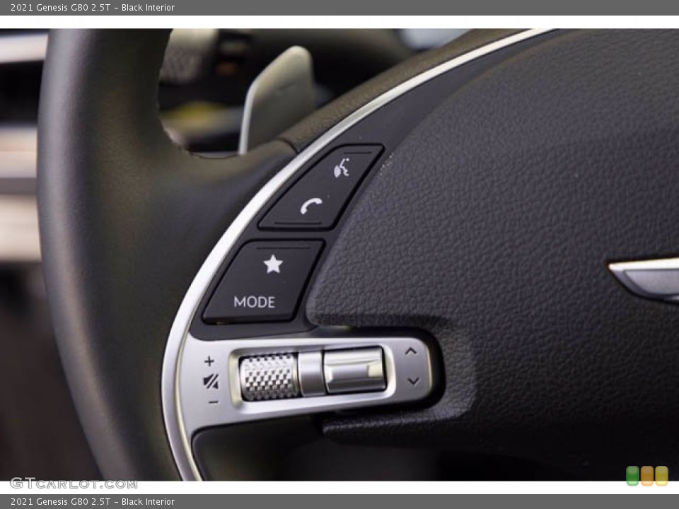 Black Interior Steering Wheel for the 2021 Genesis G80 2.5T #143781173