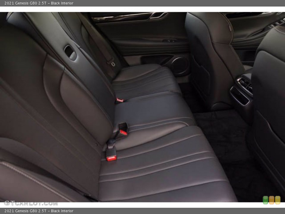 Black Interior Rear Seat for the 2021 Genesis G80 2.5T #143781289