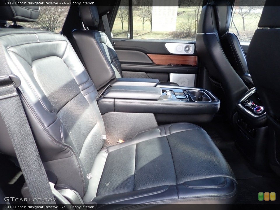 Ebony Interior Rear Seat for the 2019 Lincoln Navigator Reserve 4x4 #143783353