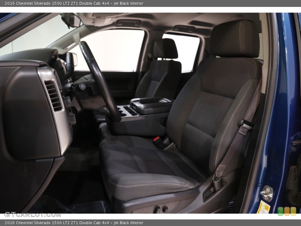Jet Black Interior Front Seat for the 2016 Chevrolet Silverado 1500 LTZ Z71 Double Cab 4x4 #143783782