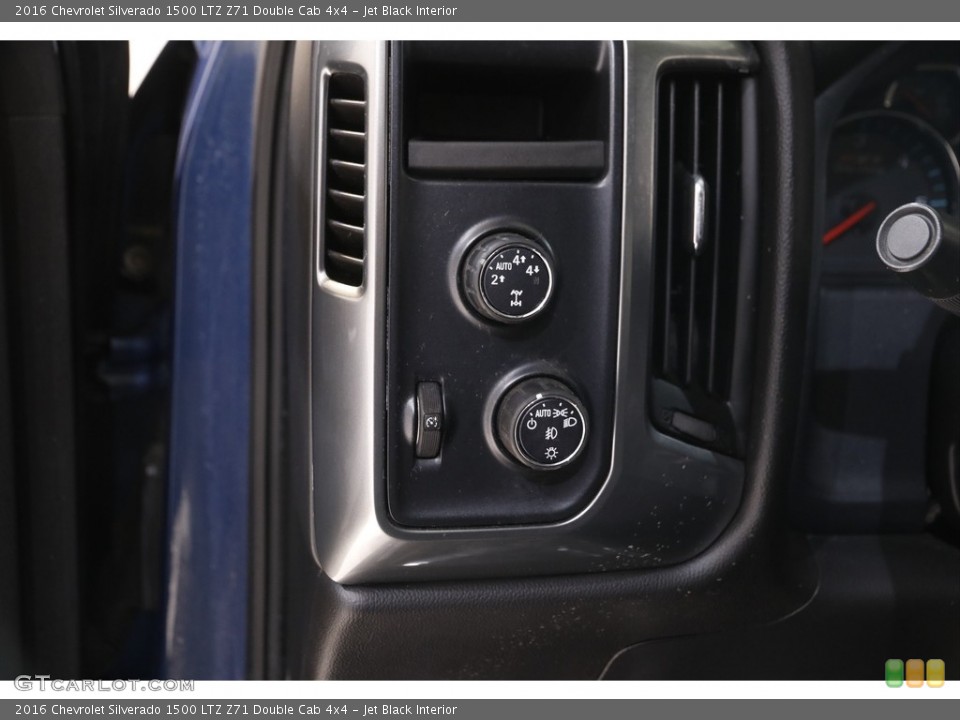 Jet Black Interior Controls for the 2016 Chevrolet Silverado 1500 LTZ Z71 Double Cab 4x4 #143783785
