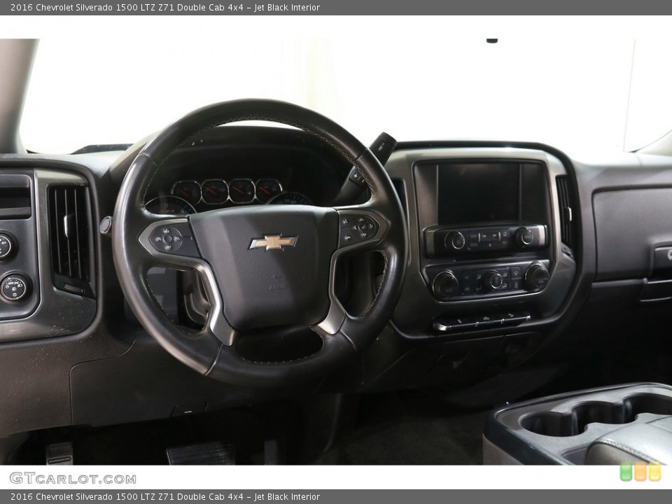 Jet Black Interior Dashboard for the 2016 Chevrolet Silverado 1500 LTZ Z71 Double Cab 4x4 #143783788