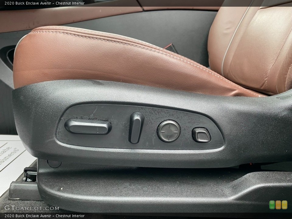 Chestnut Interior Front Seat for the 2020 Buick Enclave Avenir #143786326