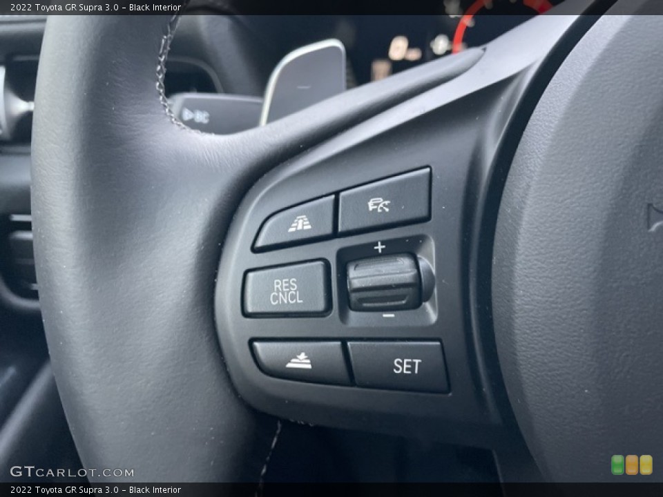 Black Interior Steering Wheel for the 2022 Toyota GR Supra 3.0 #143790780