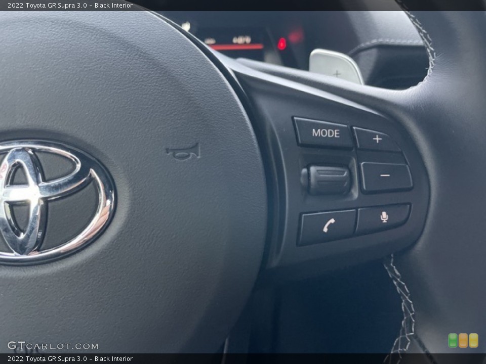 Black Interior Steering Wheel for the 2022 Toyota GR Supra 3.0 #143790801