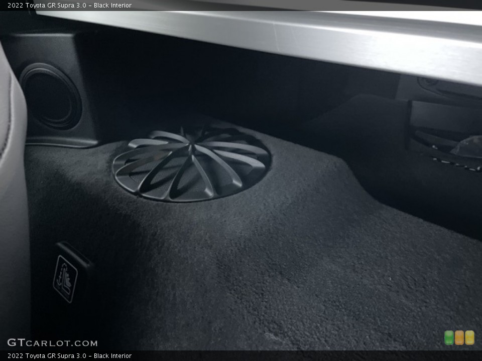 Black Interior Audio System for the 2022 Toyota GR Supra 3.0 #143791136