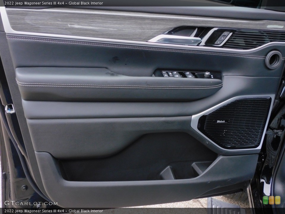 Global Black Interior Door Panel for the 2022 Jeep Wagoneer Series III 4x4 #143791893