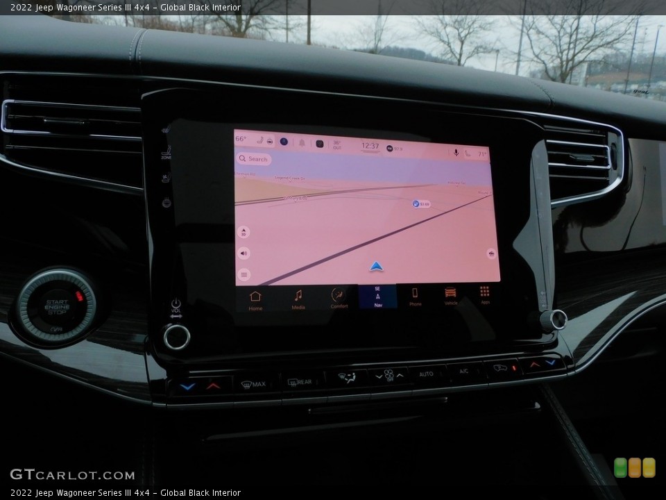 Global Black Interior Navigation for the 2022 Jeep Wagoneer Series III 4x4 #143791944