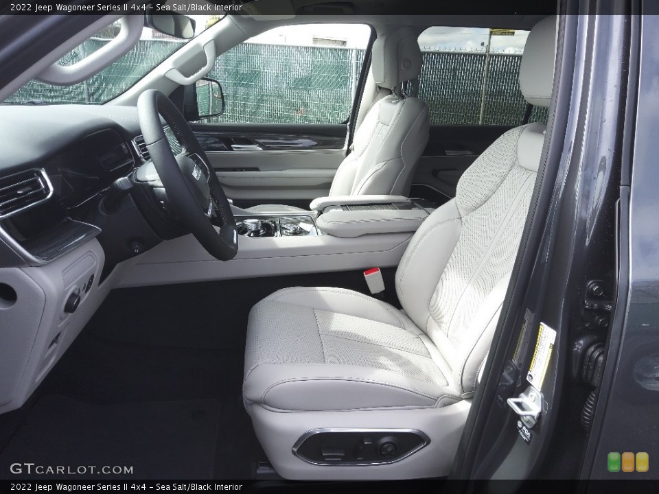 Sea Salt/Black Interior Front Seat for the 2022 Jeep Wagoneer Series II 4x4 #143792413