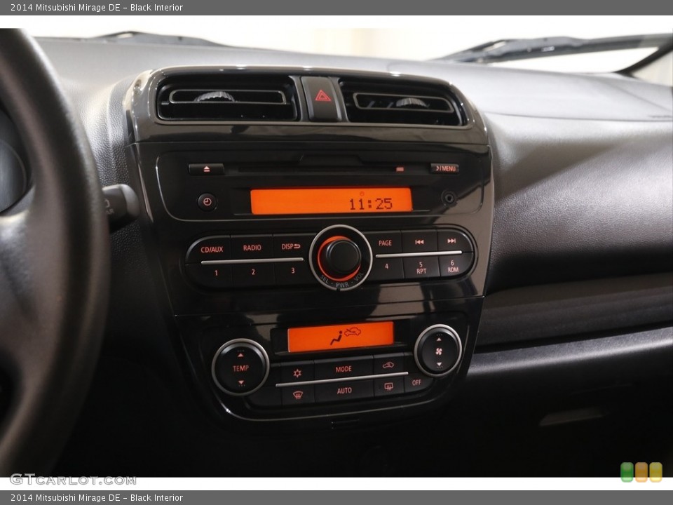 Black Interior Controls for the 2014 Mitsubishi Mirage DE #143792562