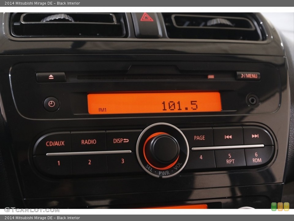 Black Interior Audio System for the 2014 Mitsubishi Mirage DE #143792582