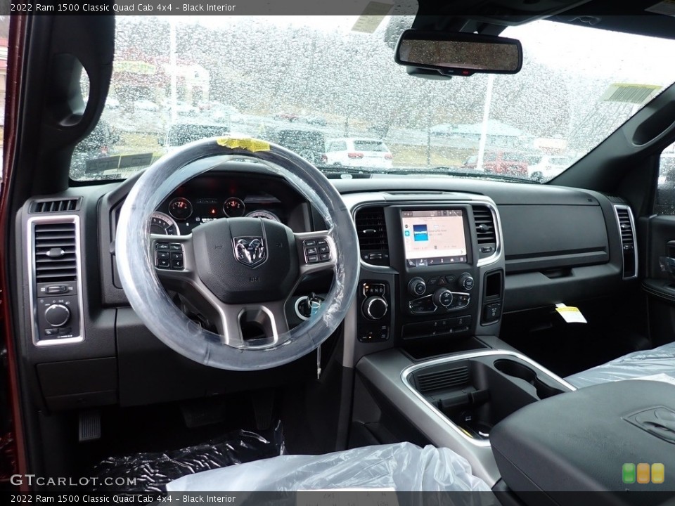 Black Interior Dashboard for the 2022 Ram 1500 Classic Quad Cab 4x4 #143792618
