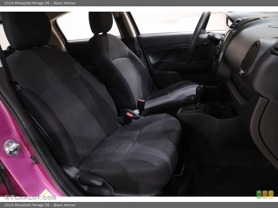 Black Interior Front Seat for the 2014 Mitsubishi Mirage DE #143792626