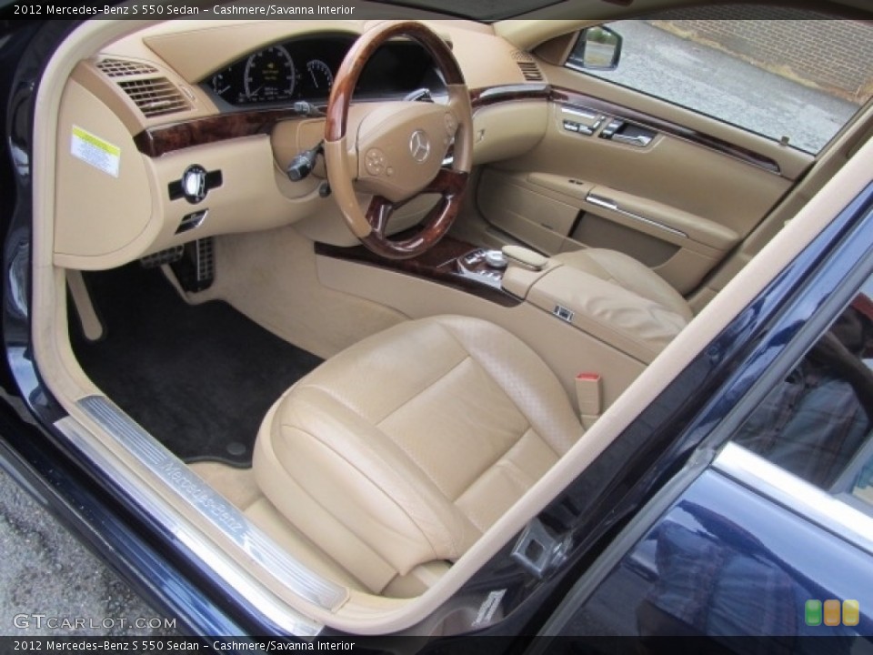 Cashmere/Savanna 2012 Mercedes-Benz S Interiors