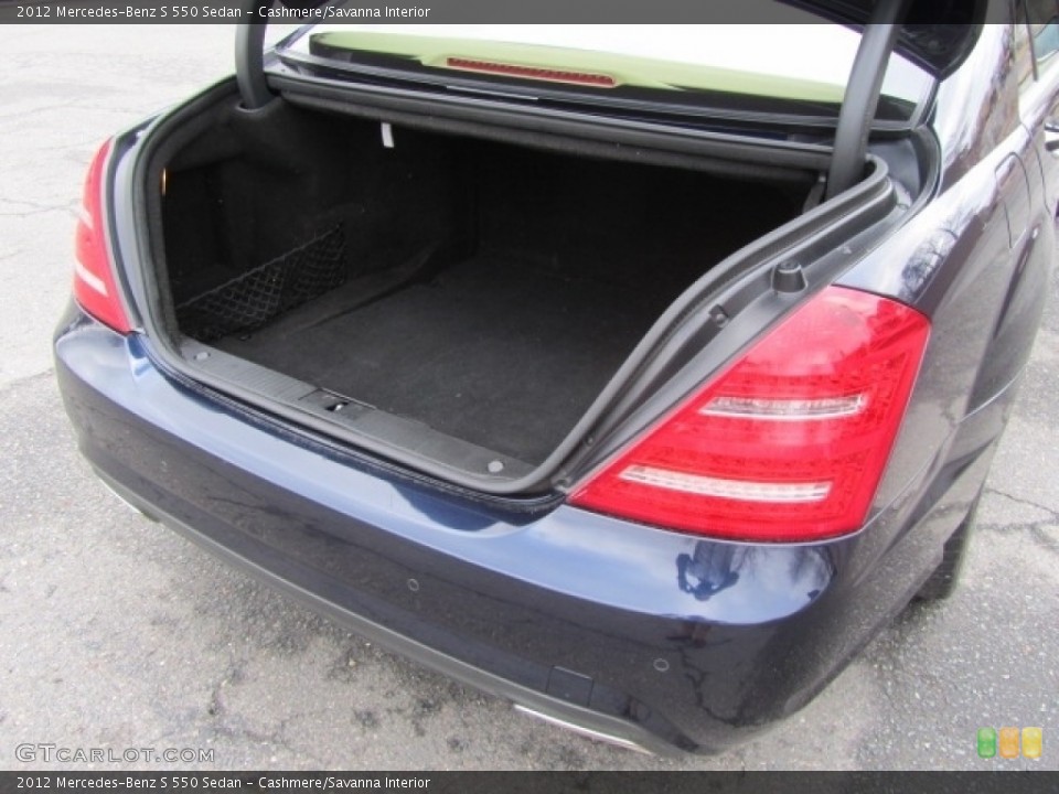 Cashmere/Savanna Interior Trunk for the 2012 Mercedes-Benz S 550 Sedan #143792744
