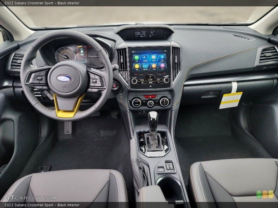 Black Interior Dashboard for the 2022 Subaru Crosstrek Sport #143796666